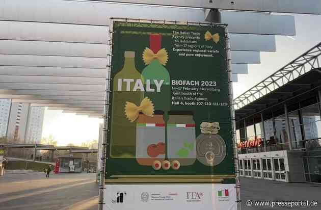 Italian Trade Agency (ITA) zieht positive Bilanz für BIOFACH-Auftritt - Auf dem ITA-Gemeinschaftsstand zeigten 62 Unternehmen, was sie an Köstlichkeiten aus biologischer Herstellung zu bieten haben