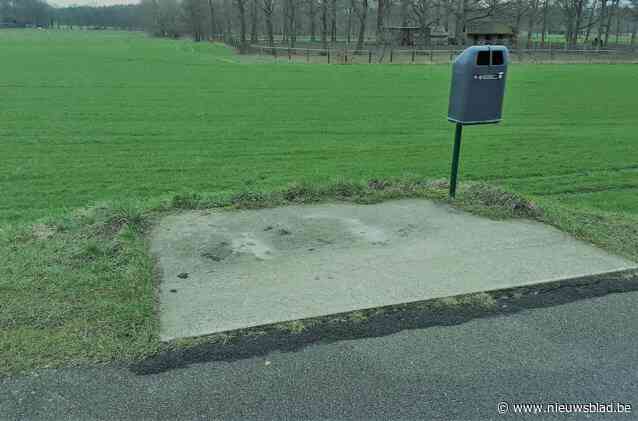 Bizarre diefstal in Nijlen: dieven aan de haal met twee zitbanken en drie vuilnisbakken