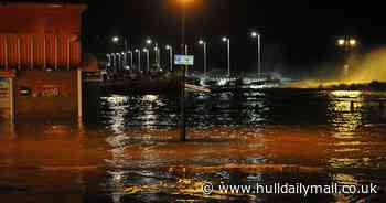 Flood warnings issued for East Yorkshire coast for a second time in a week