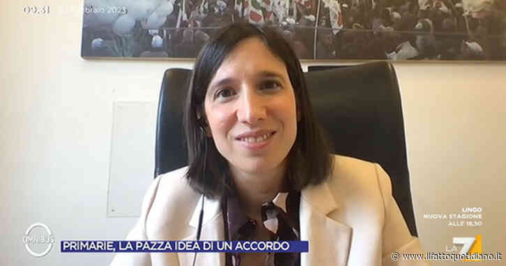 Pd, Schlein a La7: “Ticket con Bonaccini per guidare il partito? No, è finito il tempo del partito patriarcale con le donne nel ruolo di vice”