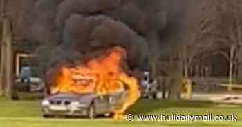 Bude Park car fire - Hull crime and emergencies live updates