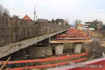 Flutmuldenbrücke in Bad Oeynhausen wird erst 2024 fertig