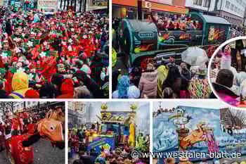 Die schönsten Wagen und Fußgruppen der Karnevalsparade in Paderborn