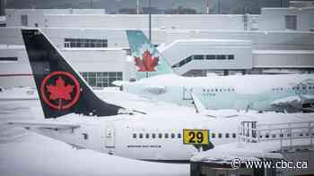 Many flights cancelled, delayed as winter storm grips parts of Canada