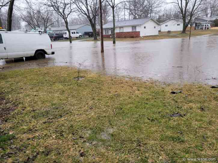 LOOK: Heavy rains impact streets in northeast Indiana
