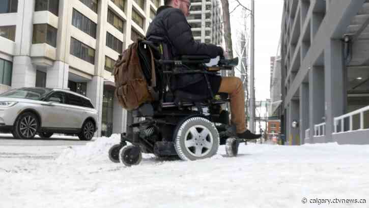 Heavy snowfall causes accessibility concerns for Calgarians with mobility issues