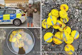 Couple call police after finding bag of explosives behind B&M Bargains