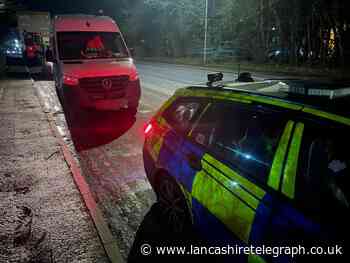 Preston: M6 van driver failed roadside test for cocaine