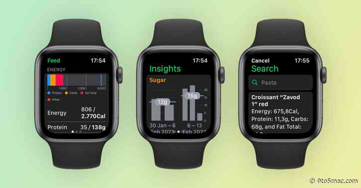 ‘SugarBot’ calorie and sugar tracking app now has a version for Apple Watch