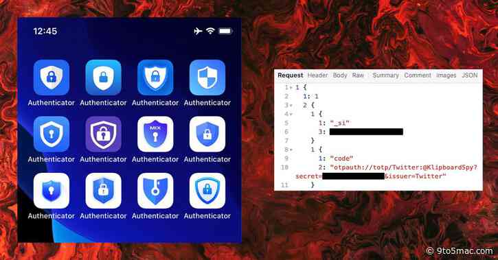 Scam authenticator app advertising on App Store: Sends all your QR codes to the developer