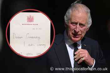 King Charles childhood letter to be sold at auction next month