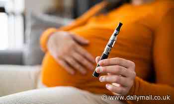 Vaping warning for mums-to-be: Study claims risk of miscarriage is up to TWO TIMES higher
