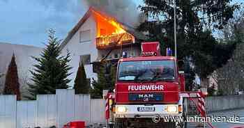 Wiesentheid: Brennender Balkon führt zu Feuerwehr-Großeinsatz - Bürgermeister kommt Bewohnern zu Hilfe