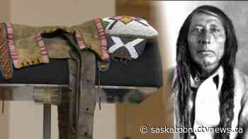 Pipe and saddle owned by Chief Poundmaker returned to descendants in Toronto ceremony