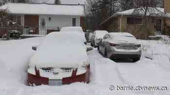 Winter storm hammers Simcoe Muskoka leaving residents digging out