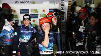 Skispringen: Weltmeisterin! Katharina Althaus triumphiert in Planica