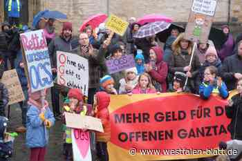 Für bessere Bildung: So lief die OGS-Demo in Herford