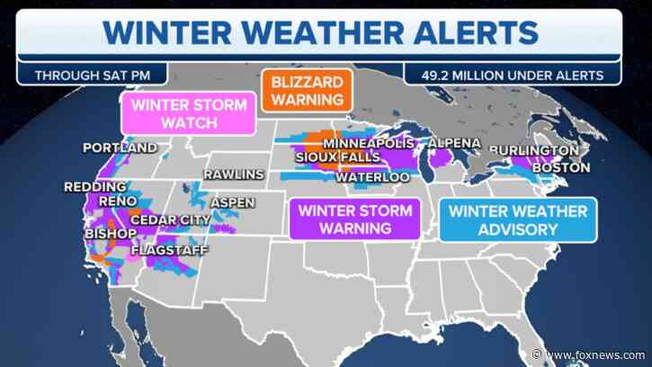 Winter weather advisories stretch across the country as threats shift eastward