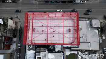 There’s a new rooftop skating rink in Montreal