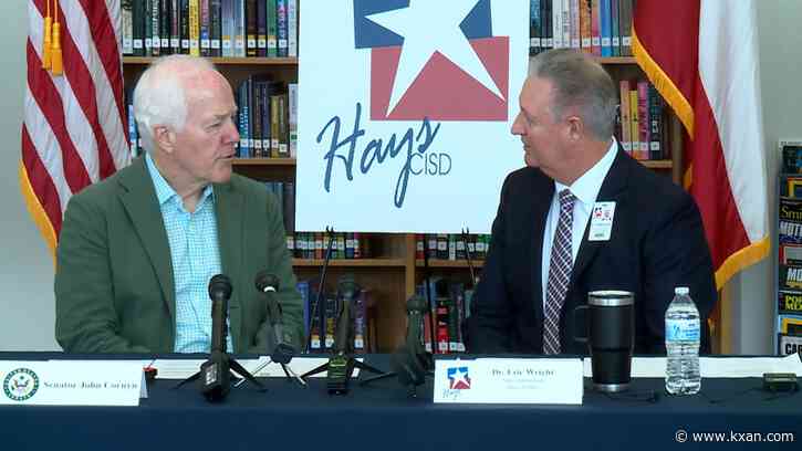U.S. Senator John Cornyn, Hays County families, law enforcement discuss fentanyl