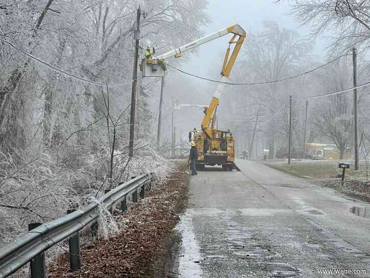 Thousands lose power Wednesday as storms sweep through area
