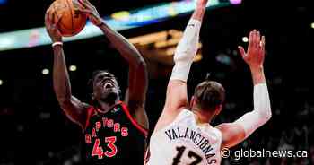 Siakam leads Raptors past Pelicans 115-110