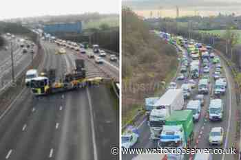 Man fighting for his life after M25 crash near London Colney