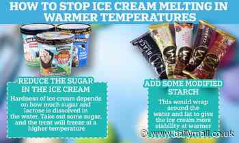 Ben & Jerry's are developing a secret new recipe that stops ice creams melting