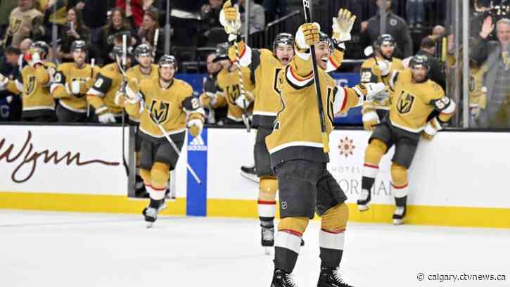 Golden Knights rally from 2 down in 3rd to beat Flames in OT