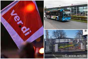 Erneute Warnstreiks in Münster – Einschränkungen im Busverkehr