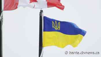 Barrie marks the anniversary of Russia's invasion of Ukraine at city hall: one year later