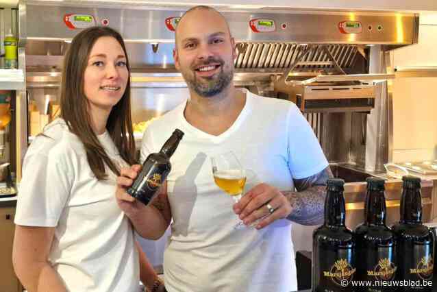 Na zelfgemaakt gehakt, burgers en spaghettisaus komt friturist nu ook met eigen biertje: “Marsjangske is ideaal voor wanneer je wacht op je bestelling”