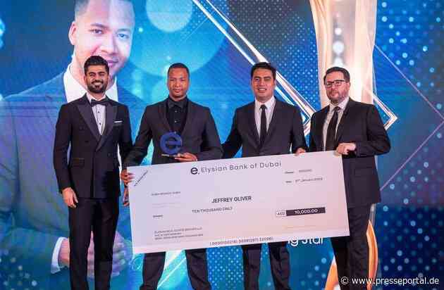 Jeffrey Oliver unter den Gewinnern der Elysian Annual Awards 2022: Immobilienmakler erhält Auszeichnung für überragende Vertriebsleistungen