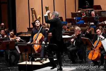 Cellist Maximilian Hornung in Paderborn als Solist gefeiert
