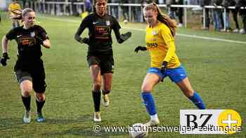 Braunschweigs Lena Ahl: über links in Richtung Regionalliga