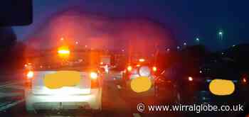 M53 fully reopened after two-vehicle crash