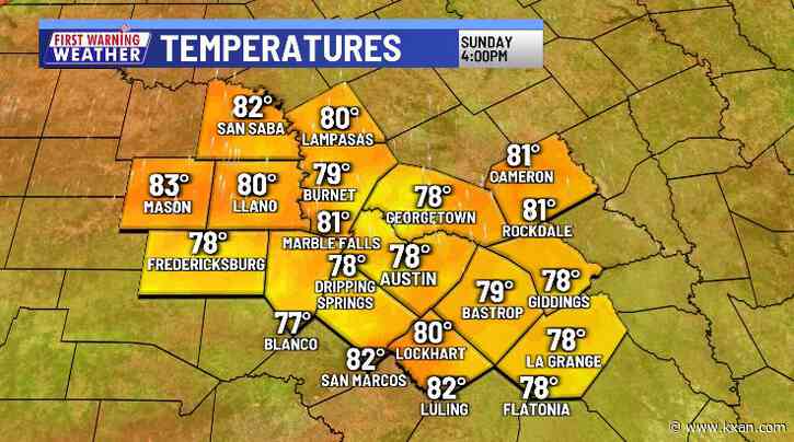 Weekend warming comes gradually as clouds stick around
