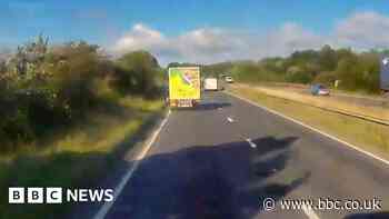 Dashcam footage shows moments before fatal A303 Andover crash