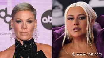 'She was upset': Pink addresses rumored feud with Christina Aguilera