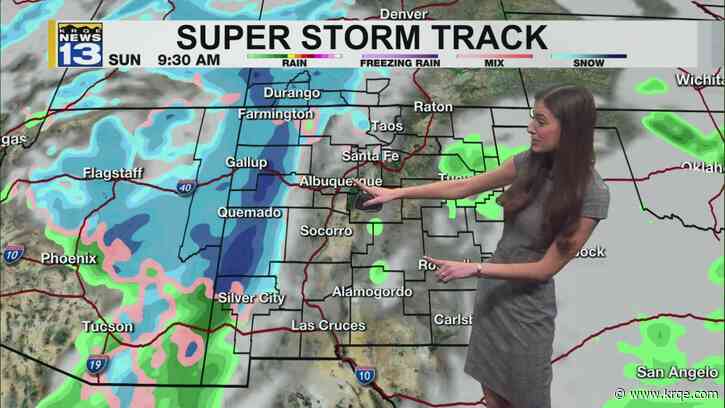 Warming through Saturday before another storm Sunday