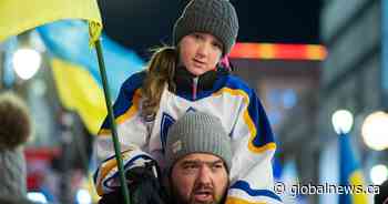 Thousands rally across Canada for Ukraine on anniversary of Russia’s invasion