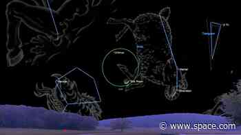 Use the moon to find Uranus in the night sky tonight