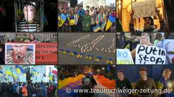 Solidarität mit der Ukraine in aller Welt