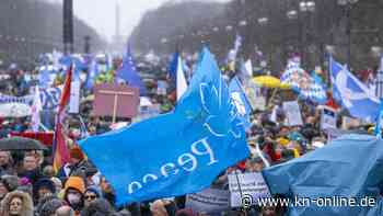 Wagenknecht-Schwarzer-Demo in Berlin: Das passiert aktuell bei der Groß-Demo am Brandenburger Tor