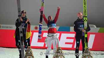 Skispringer Wellinger gewinnt WM-Silber - Bronze an Geiger