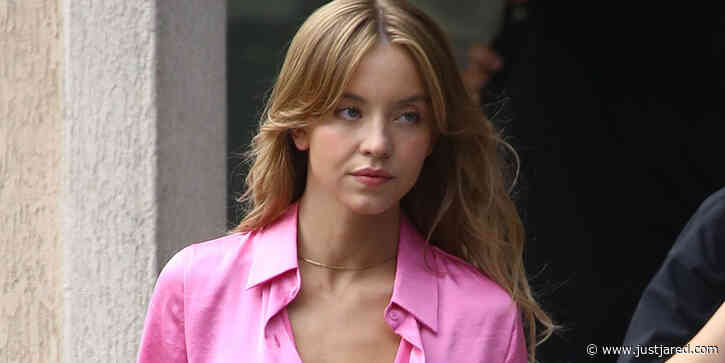 Sydney Sweeney Gets Covered By Giant Umbrellas While Shooting Top Secret Project in Australia