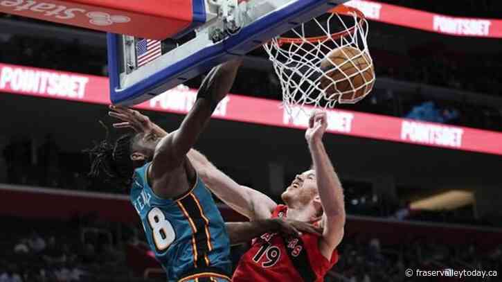 Siakam scores 29 points, Raptors edge Pistons, 95-91