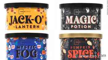 Over 1 million Halloween-themed candles sold at Walmart recalled