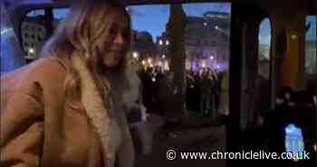 Loris Karius' girlfriend Diletta Leotta wowed by Trafalgar Square scenes before 'tough' Wembley job