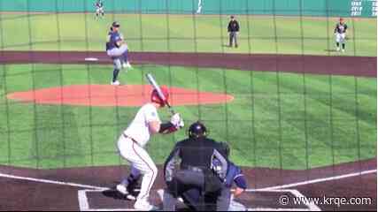 Lobo baseball scores 30 in home opener, Spenrath hits 3 home runs